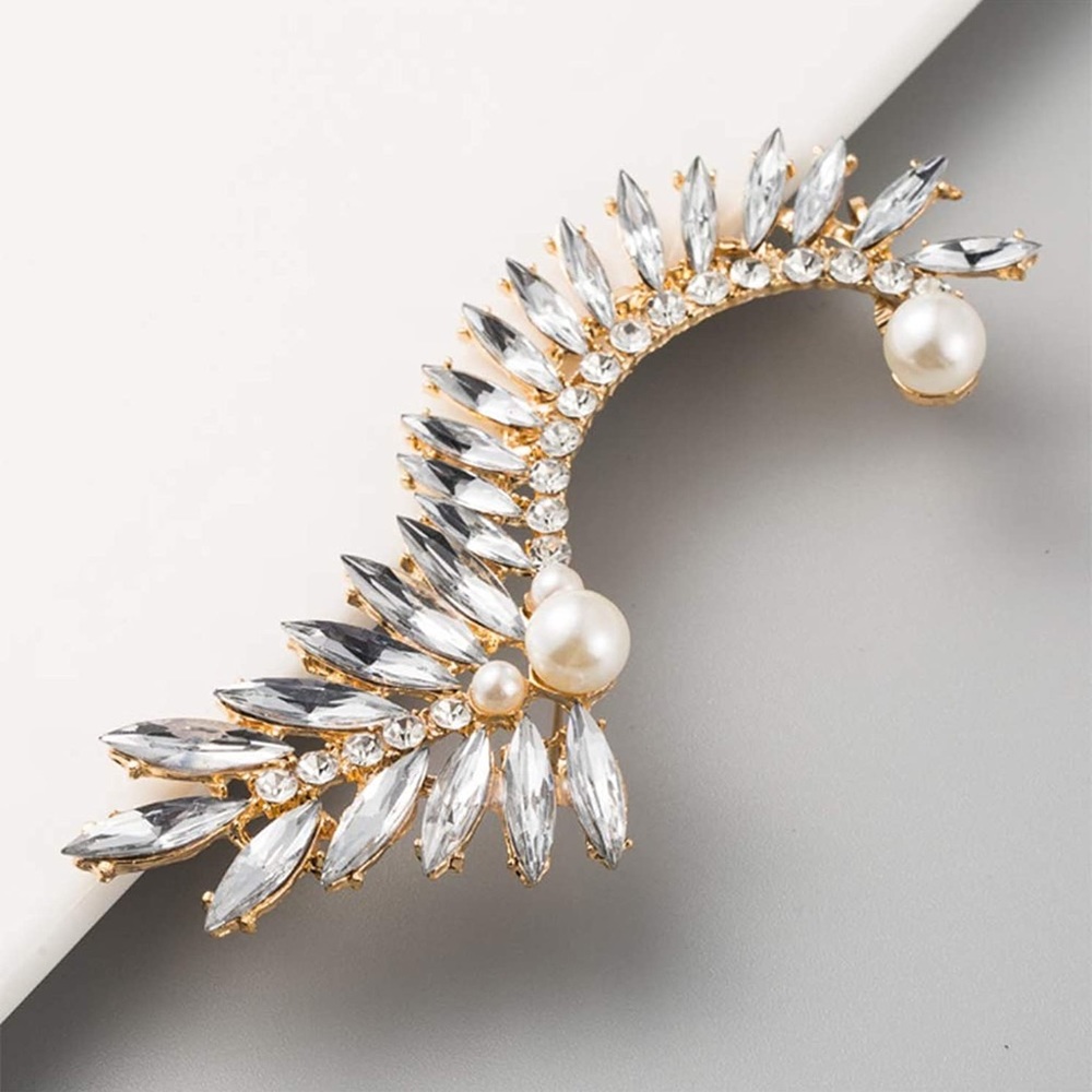 1PC Rhinestone Ear Climber - Picture 5 of 8